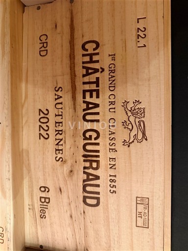 Bordeaux Sauternes Premier Cru Château Guiraud 2022