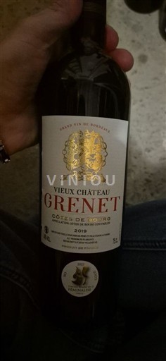 Bordeaux Côtes-de-bourg Château Vieux Château Grenet 2019