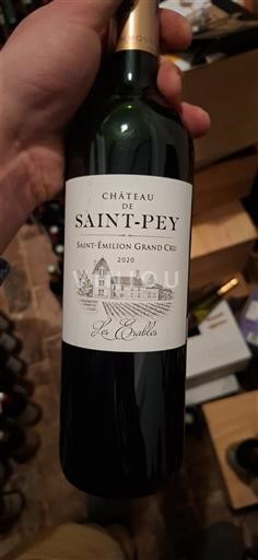 Bordeaux Saint-Émilion Grand Cru Grand Cru Château Saint-Pey Les Oiseaux 2020