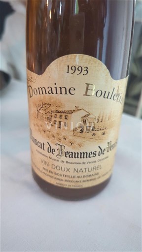 Vallée du Rhône Muscat-de-beaumes-de-venise Domaine Bouletin 1993