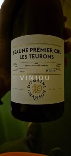 Burgundija Beaune Premier Cru Domaine Chanson Les Teurons 2017