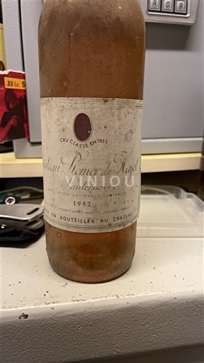 Weine Blanc liquoreux Château Romer du Hayot 1982 Frankreich Bordeaux Sauternes AOC Grand Cru