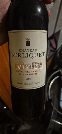 Bordeaux Saint-Émilion Grand Cru Château Berliquet 2008