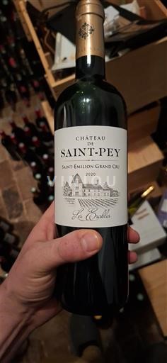 Bordeaux Saint-Émilion Grand Cru Grand Cru Château Saint-Pey Les Ouvrées 2020