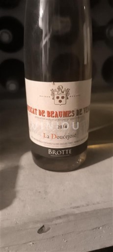 Thung lũng Rhône Muscat-de-beaumes-de-venise Brotte La Doucejoie 2014