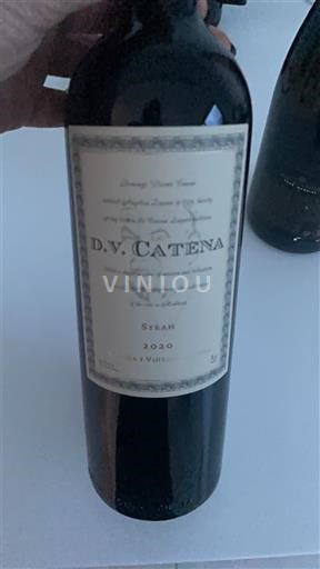 Mendoza Không được chỉ định D.V. Catena Syrah 2020
