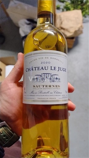 Bordeaux Sauternes Château Le Juge 2020