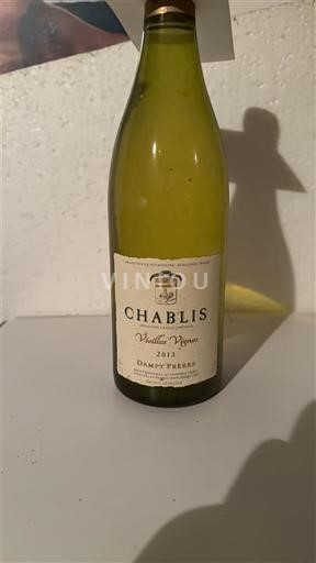 Víno Blanc sec Vieilles Vignes Damp Frères 2013 Francie Burgundsko Chablis AOC