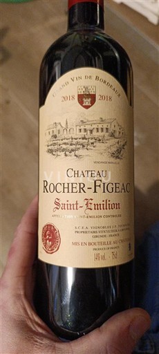 Burdeos Saint-Émilion Château Rocher-Figeac 2018