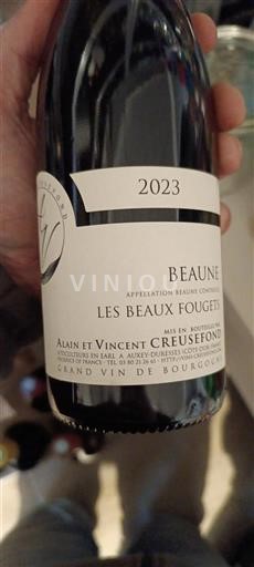 Burgundija Beaune Alain et Vincent Creusefond Les Beaux Fougets 2023