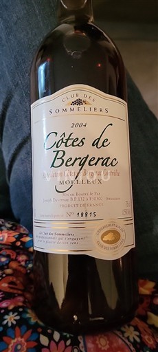 Tây Nam Côtes-de-bergerac Club des Sommeliers 2004