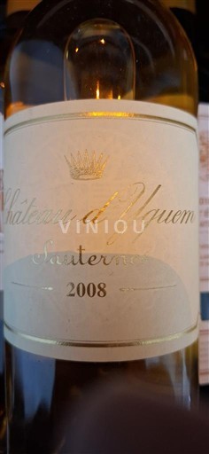 Burdeos Sauternes Château Yquem 2008