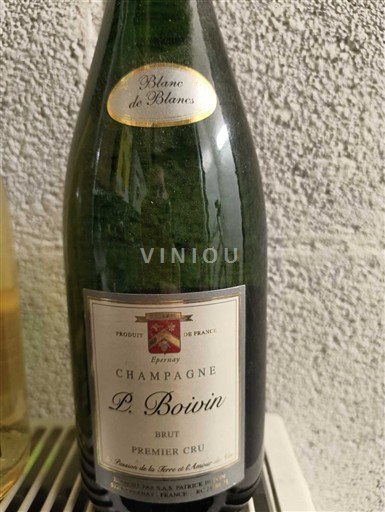 Champaña Champán Premier Cru P. Boivin Blanc de Blancs Sin añada