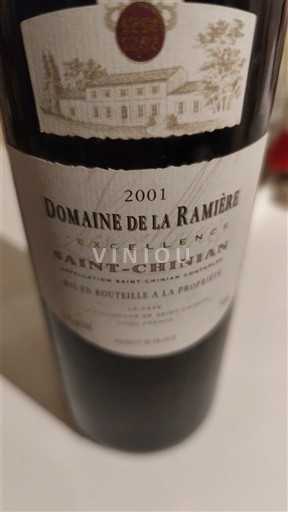 Langvedok Saint-Chinian Domaine La Ramière Excellence 2001