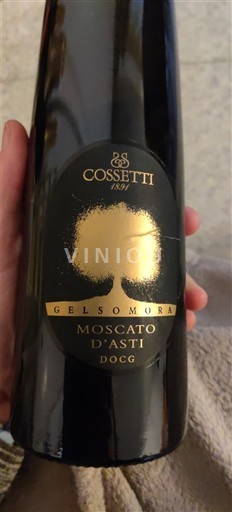 Piemonte Moscato d’Asti Cossetti Gelsomora Không niên vụ