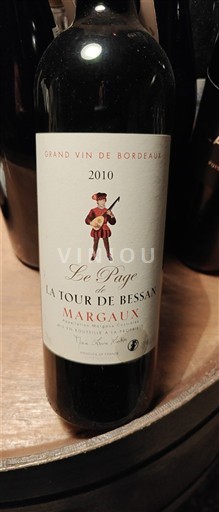 Bordeaux Margaux La Tour de Bessan Le Page 2010