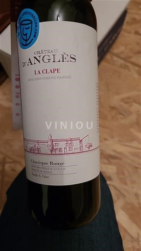 Linguadoca La Clape Château Anglès Classique Rouge Senza annata