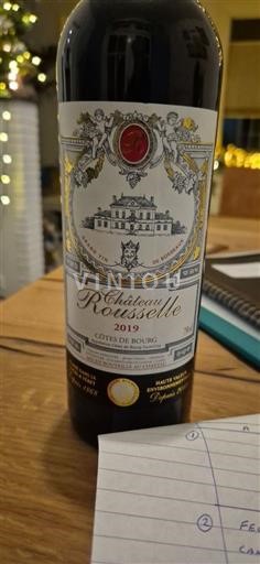 Bordeaux Côtes-de-bourg Château Rouiselle 2019