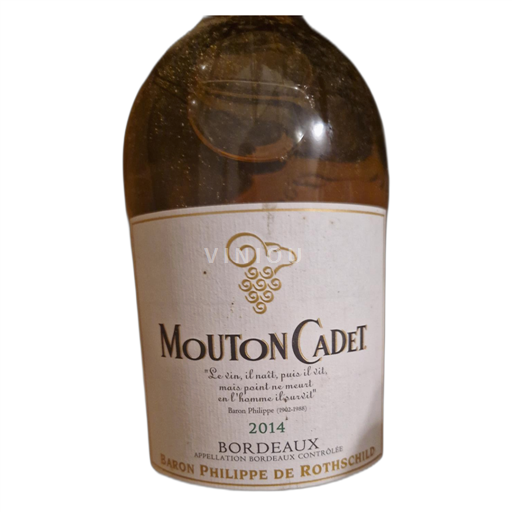 Bordeaux Baron Philippe de Rothschild Mouton Cadet 2014