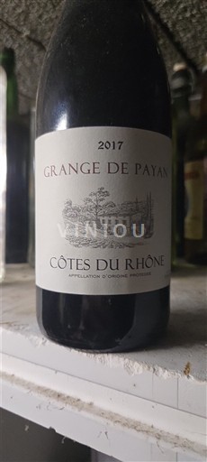 Rhônedalen Côtes du Rhône Grange de Payan 2017