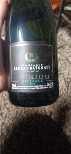 Champagne Sâm-panh Legras-Batonnet Spéciale Không niên vụ