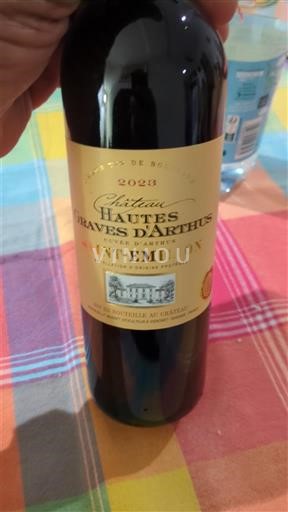 Bordeaux Saint-Émilion Château Hautes Graves d'Arthus 2023