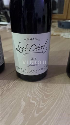 Rhônedalen Côtes du Rhône Domaine Lou Dévet Julia 2019