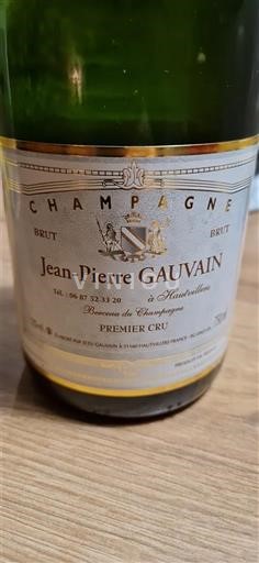 Champaña Champán Premier Cru Jean-Pierre Gauvain Sin añada