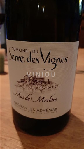 Valle del Rodano Grignan-les-adhémar Domaine Serre des Vignes Mas de Merlère 2022