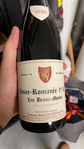 Borgoña No especificado Premier Cru Domaine René Cacheux & Fils Les Beaux-Monts 2020