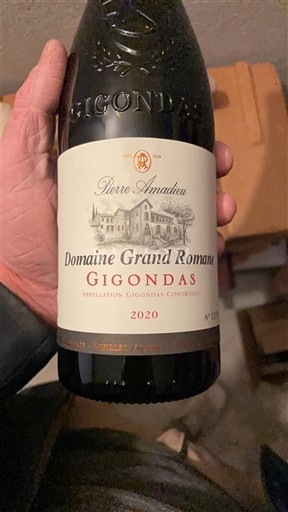 Thung lũng Rhône Gigondas Domaine Grand Romane 2020