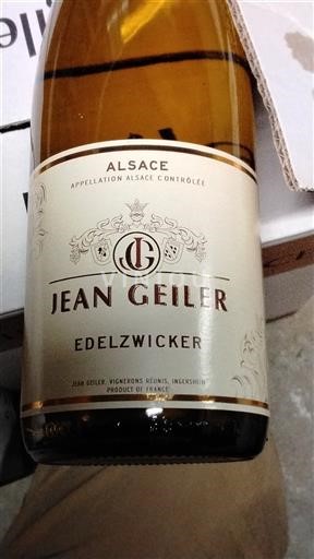 Alsácia Jean Geiler Edelzwicker Não Sazonado