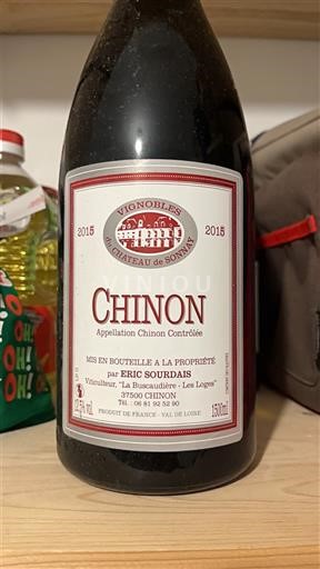 Thung lũng sông Loire Chinon Château Sonnay 2015