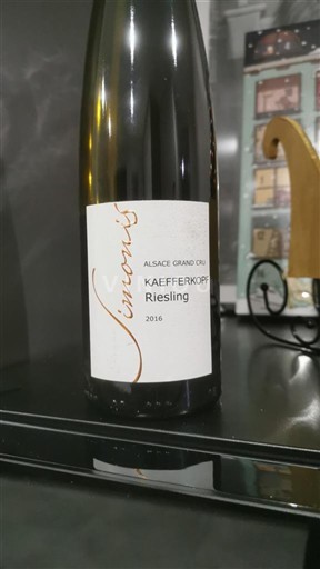 Elzas Niet gespecificeerd Grand Cru Simonis Kaefferkopf 2016