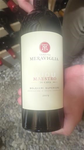 Toscana Bolgheri Tenuta Meraviglia Maestro di Cava 2019