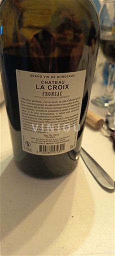 Burdeos Fronsac Château La Croix Sin añada