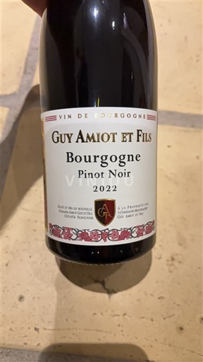 Bourgondië Bourgogne Guy Amiot et Fils 2022