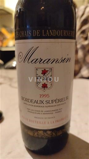 Burdeos Bordeaux superior Les Chais de Landournerie Maransin 1995