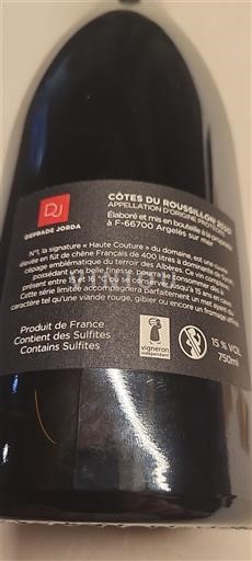 Roussillon Côtes du Roussillon Domaine Parde Jorda Haute Couture 2020