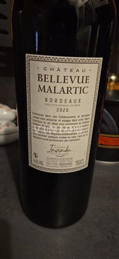 Bordeaux Château Bellevue Malartic 2020