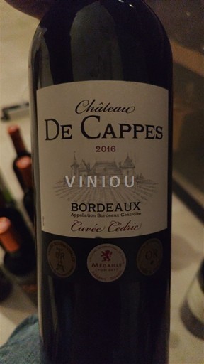 Bordeaux Château Cappes Cédric 2016