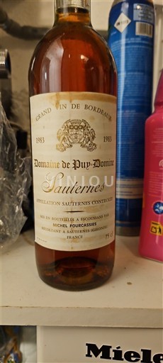 Bordeaux Sauternes Domaine Puy-Domme 1983
