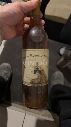 Bordeaux Sauternes Château Bastor-Lamontagne 1990