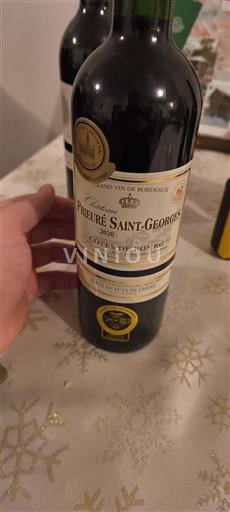 Bordeaux Côtes-de-bourg Prieuré Saint-Georges 2020