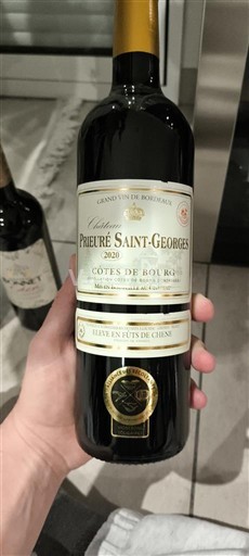 Bordeaux Côtes-de-bourg Prieuré Saint-Georges 2020