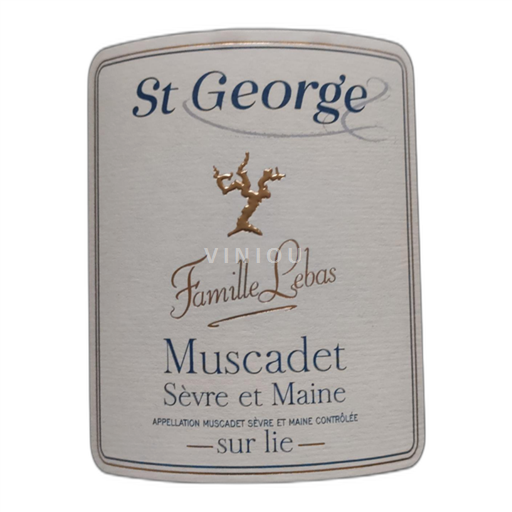 Loire-dalen Muscadet-Sèvre-et-Maine St George Famille Lebas Ikke årgangsbestemt