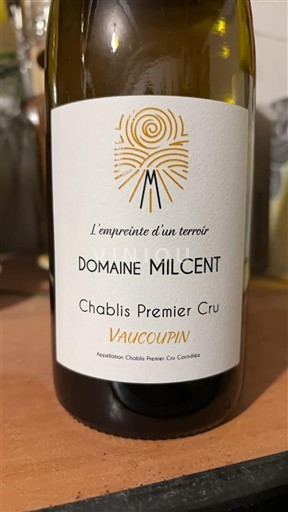Burgundija Chablis Premier Cru Domaine Milcent Vaucoupin 2022