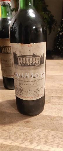 Bordeaux Saint-Émilion Château Martinet 1975