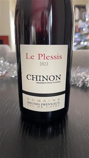 Loirevallei Chinon Domaine Bruno Prévieux Le Plessis 2023