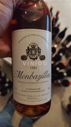 Lounais-Ranska Monbazillac Domaine Domaines de Theulet et Mombouché 1982